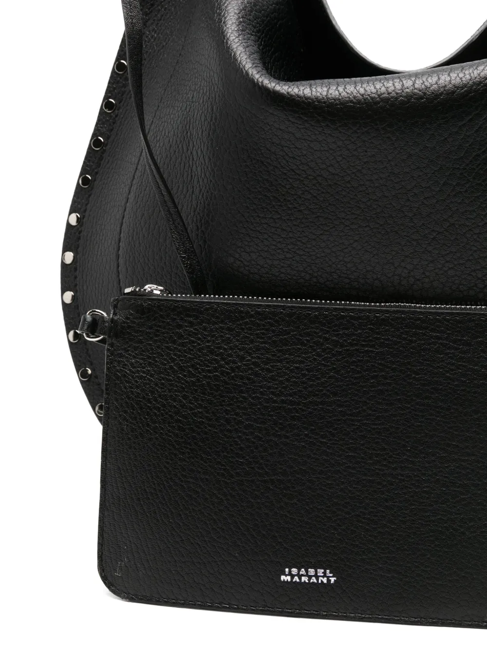 Isabel Marant Oskan Shoulder Bag In Black