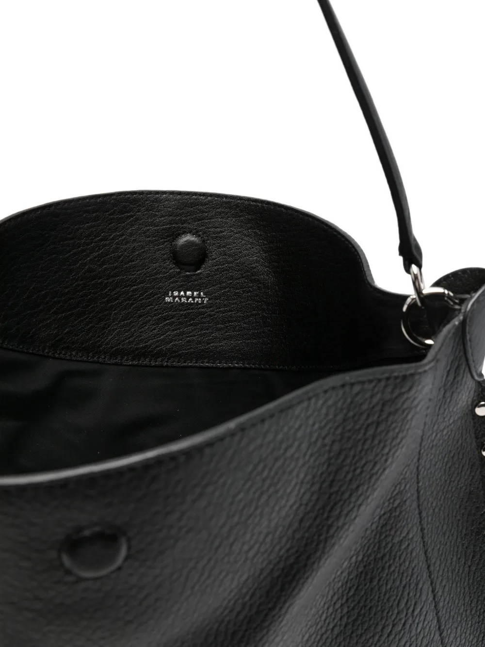 Isabel Marant Oskan Shoulder Bag In Black