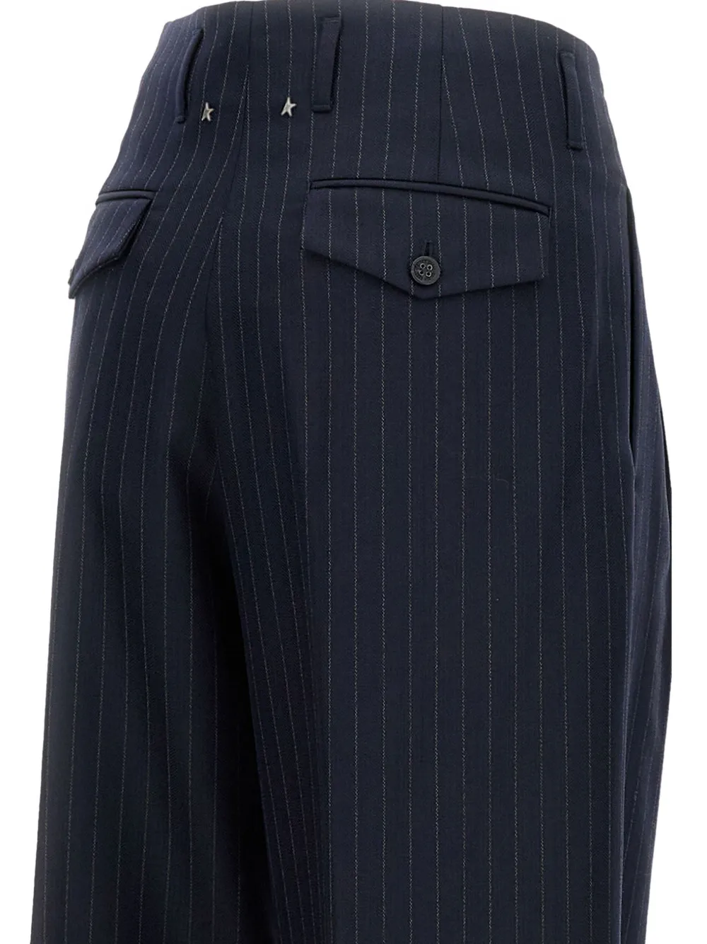 Golden Goose Women Wool Sartorial Trousers In Blue