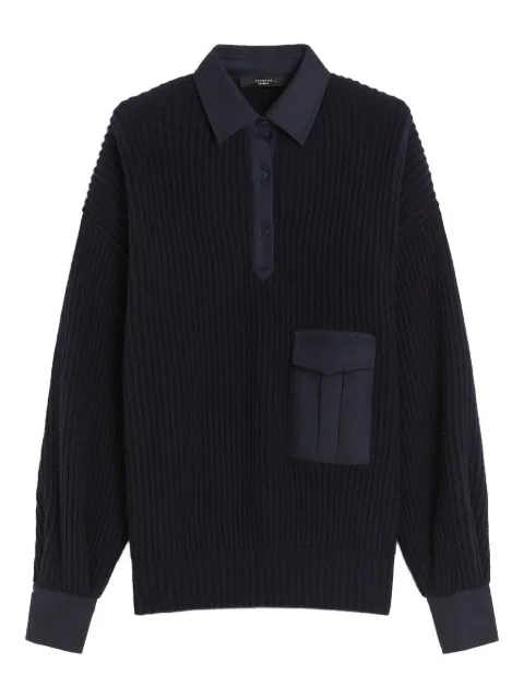 Weekend Max Mara Vanda ribbed pocket sweater