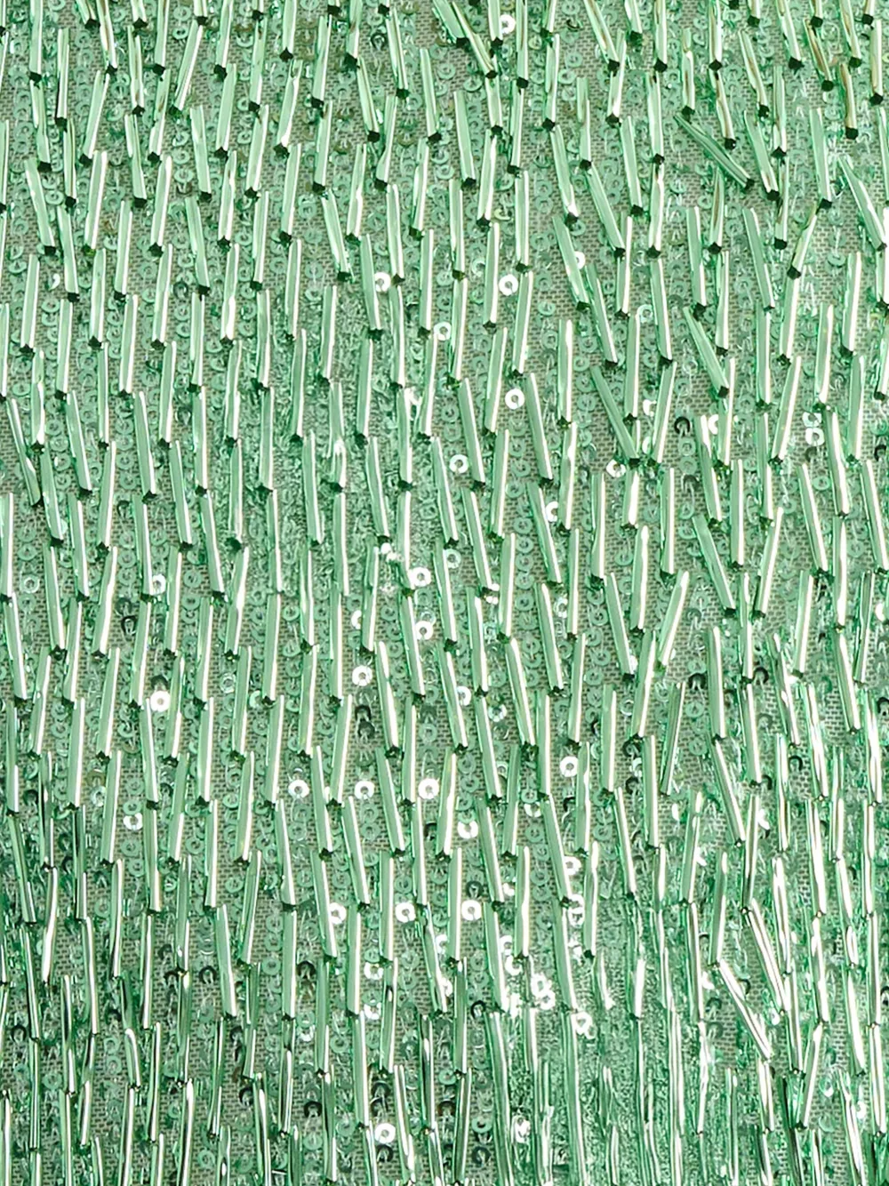 ERDEM sequinned fringe dress Groen