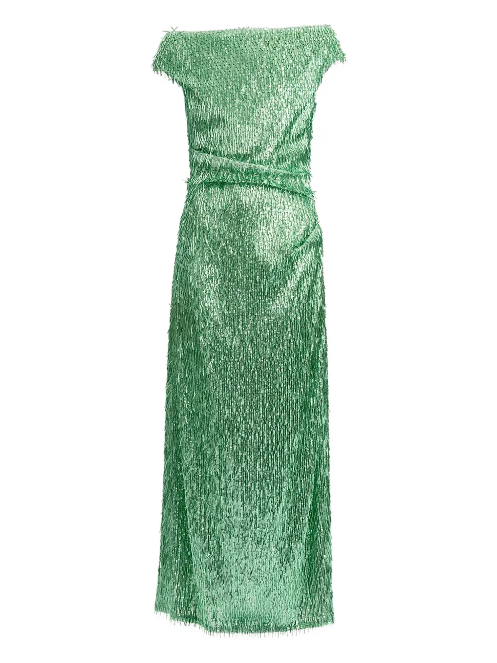ERDEM sequinned midi dress | Green | Image 1