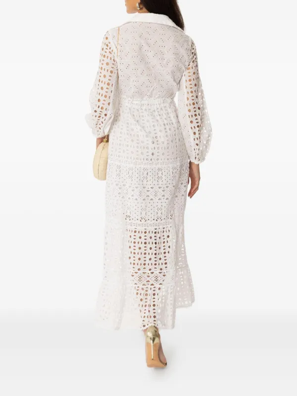 positano chiffon tie dress in ivory TEMPTATION POSITANO: Nilos Dress