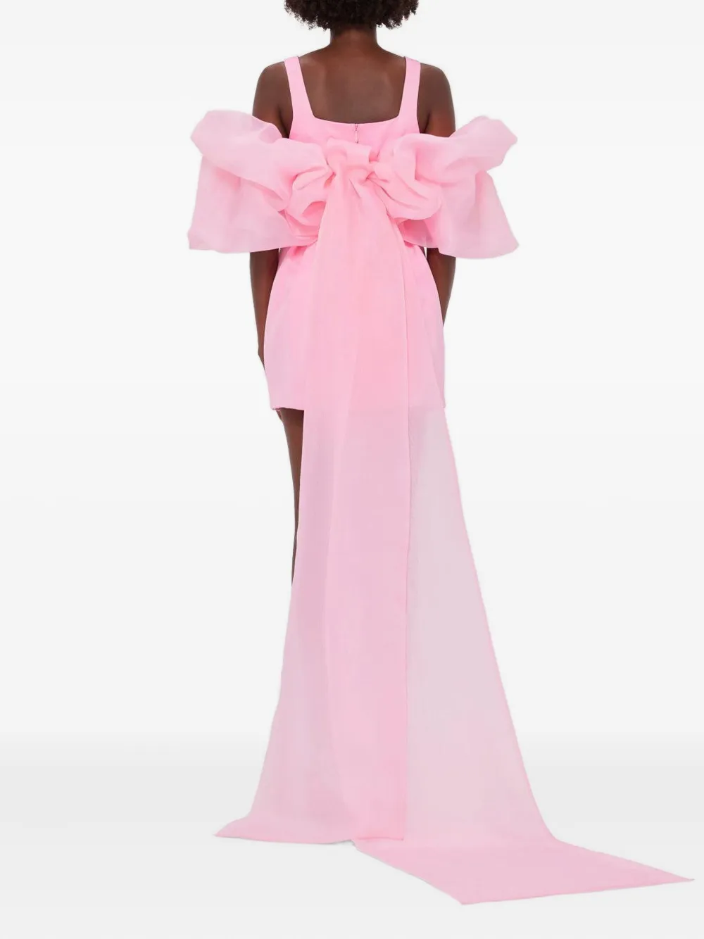 Leo Lin floral-applique bow dress Roze