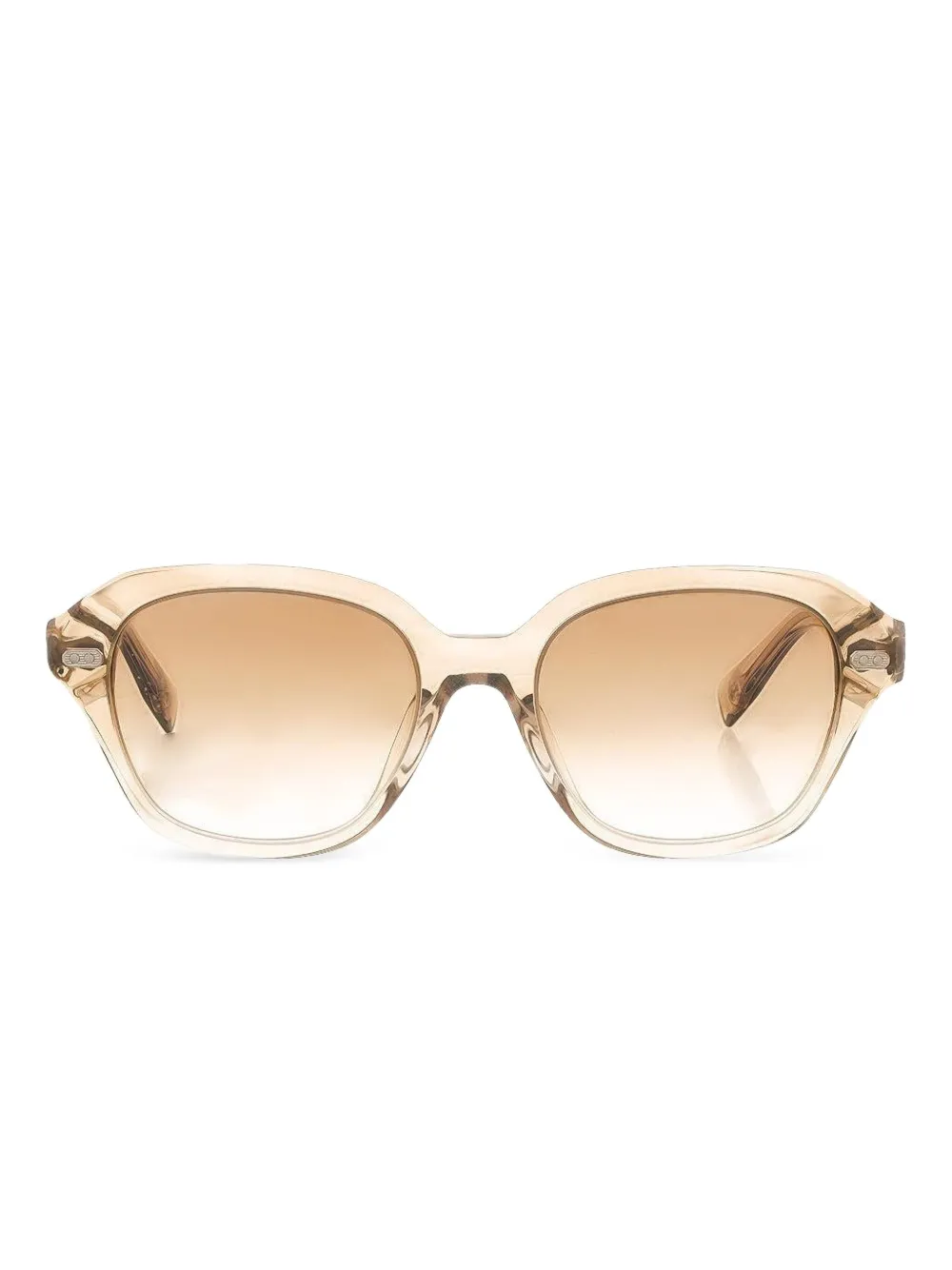 Brunello Cucinelli Gradient Pillow Sunglasses In Neutral