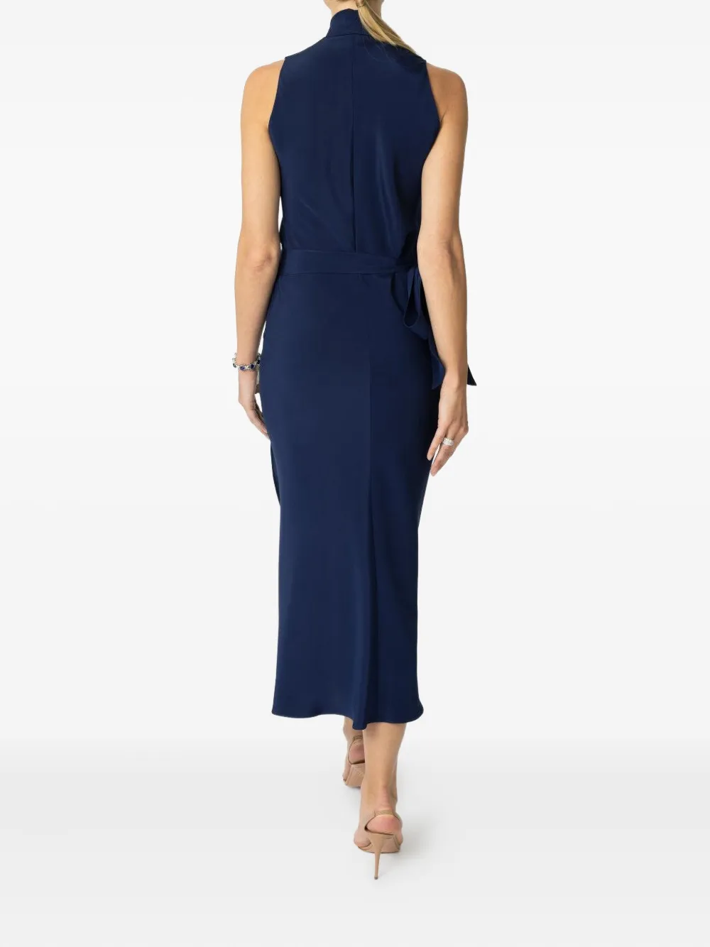 Peter Cohen Nikki Midi Dress In Blue