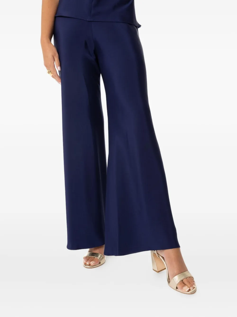 Peter Cohen Chute wide-leg trousers Blauw