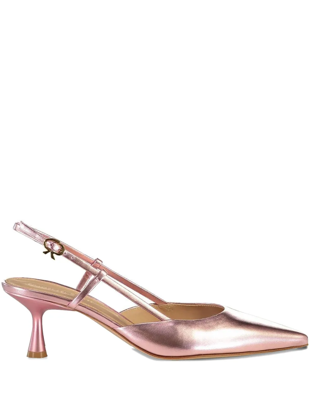 Gianvito Rossi 55mm Ascent Leather Pumps In Pink