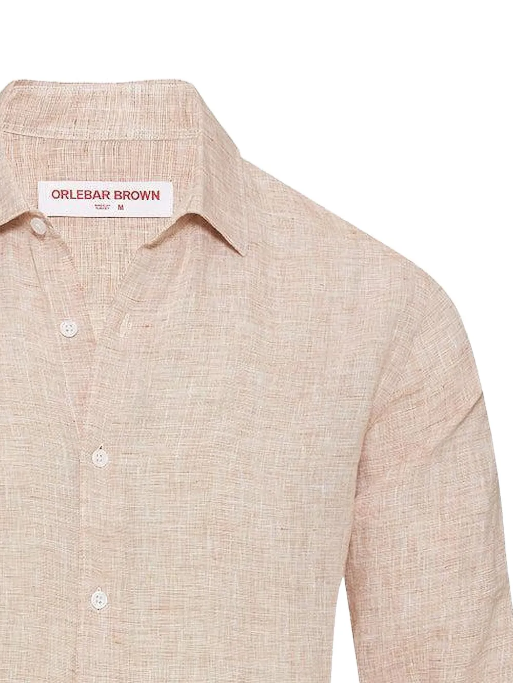 Orlebar Brown Giles classic-collar linen shirt - Beige
