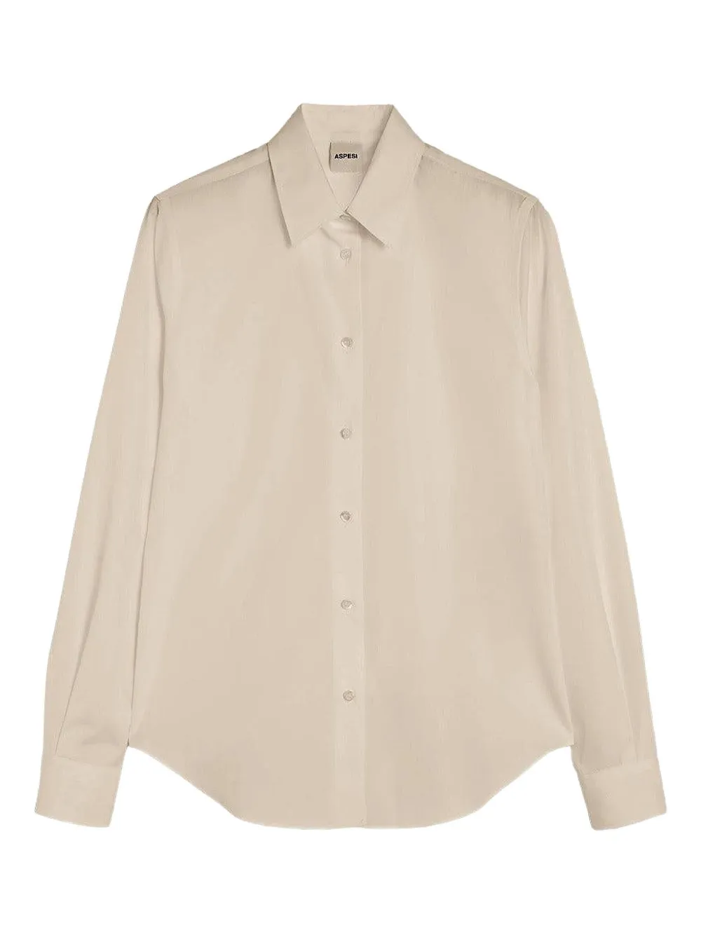 Aspesi Long-sleeve Button-down Shirt In Neutral