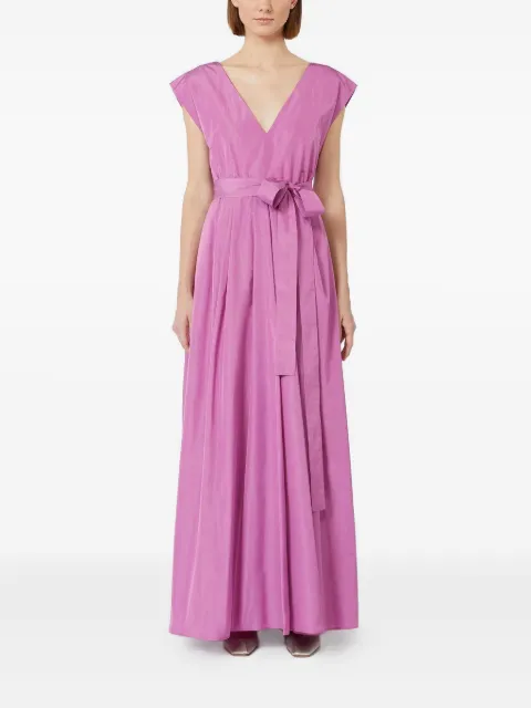 Max Mara Oggeri embellished V-neck maxi dress