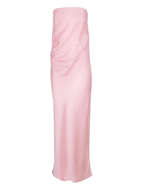 The Sei draped strapless dress