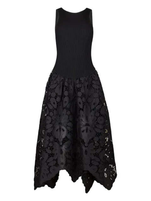 Aje Atlas floral-lace dress