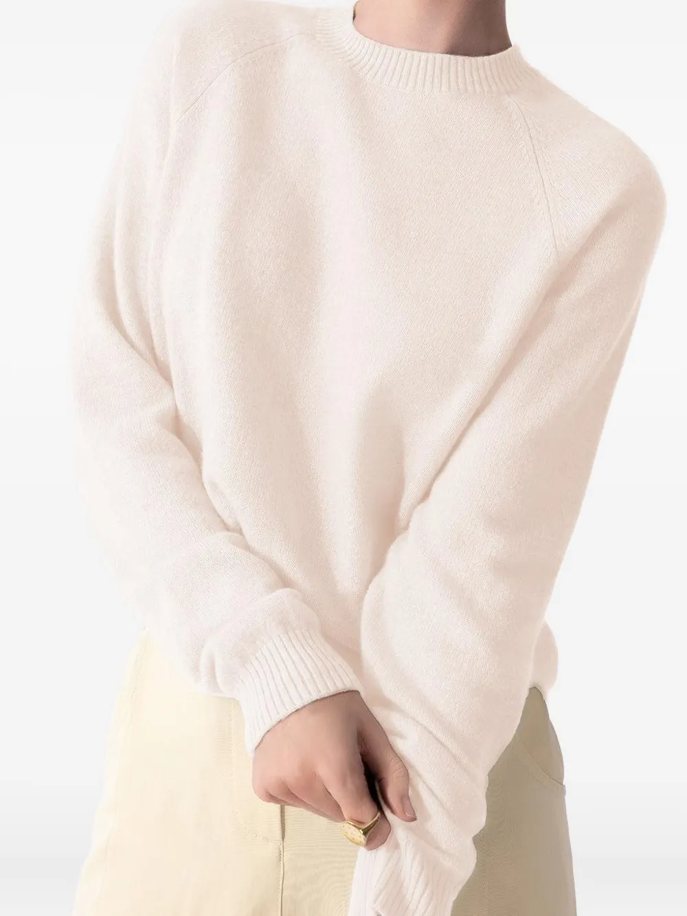  Minnie Rose Crew-neck Sweater - Neutrals 