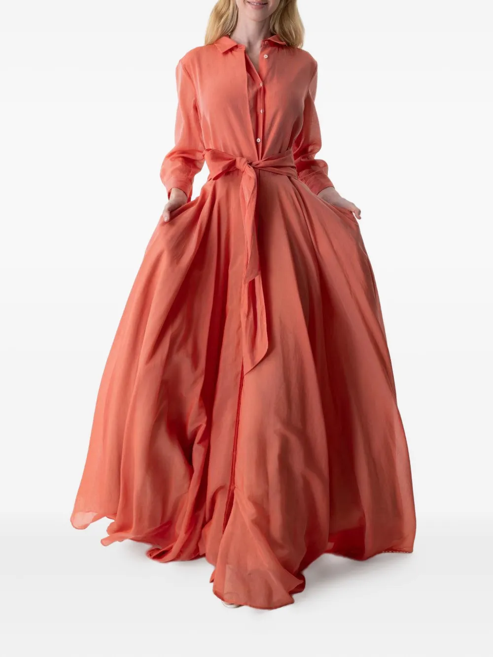 Sara Roka Maria Luce dress - Oranje