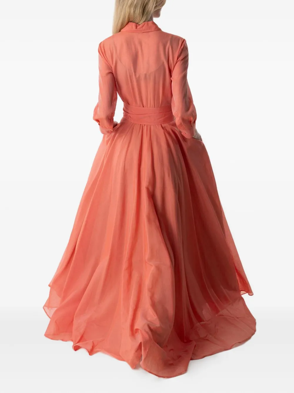 Sara Roka Maria Luce Dress In Orange