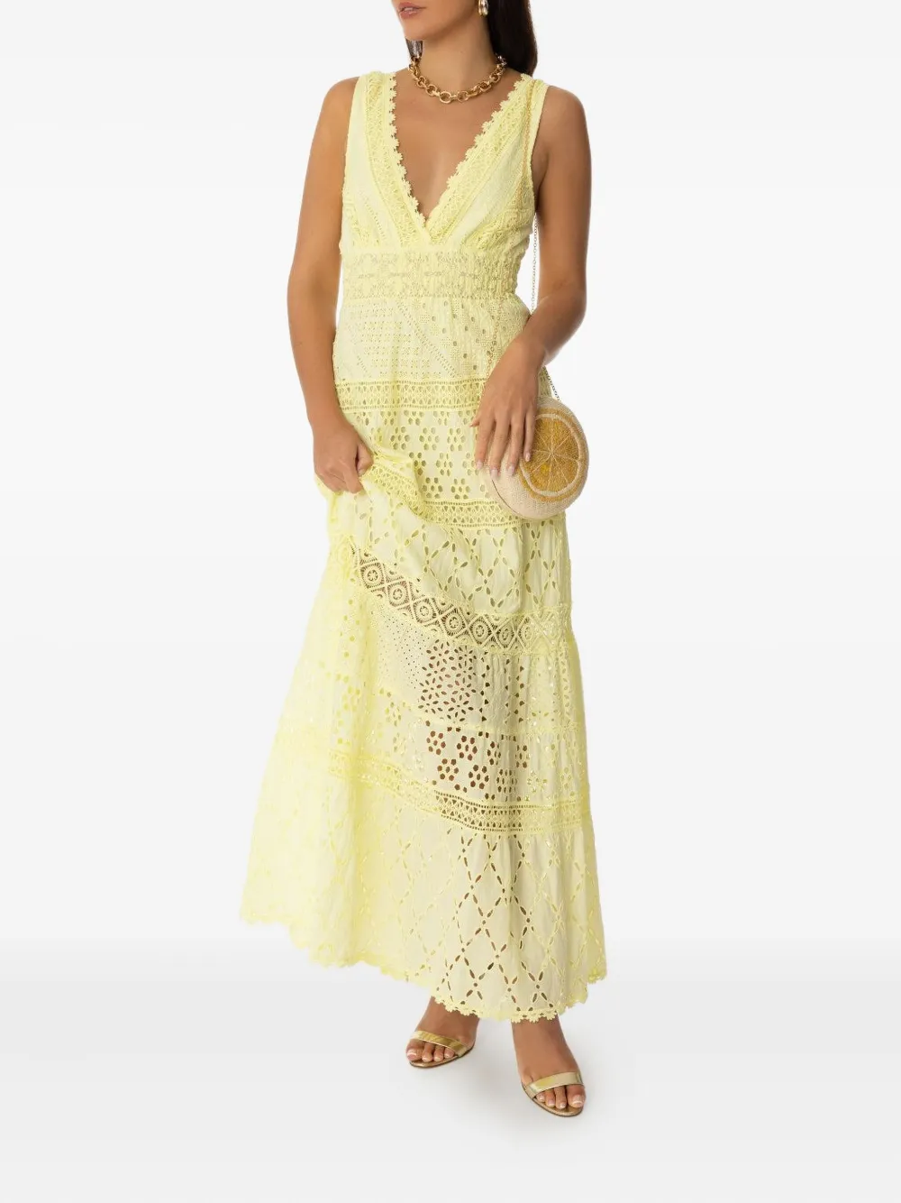 Temptation Positano Paglia Dress In Yellow
