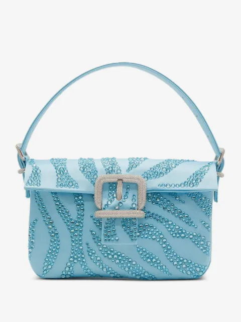 Gedebe mini Habibi crystal-embellished buckle tote bag