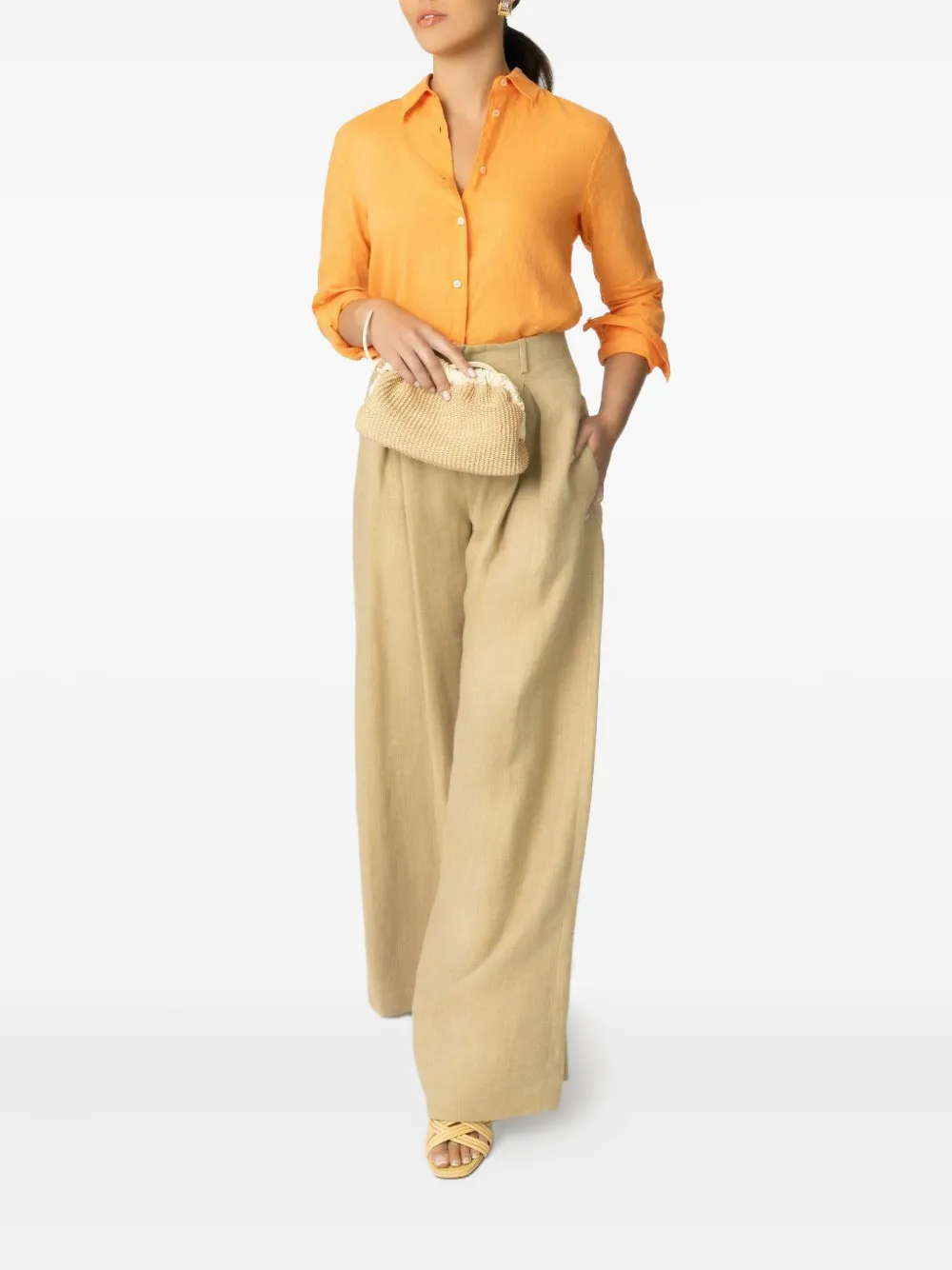 ASPESI long-sleeve shirt - Oranje