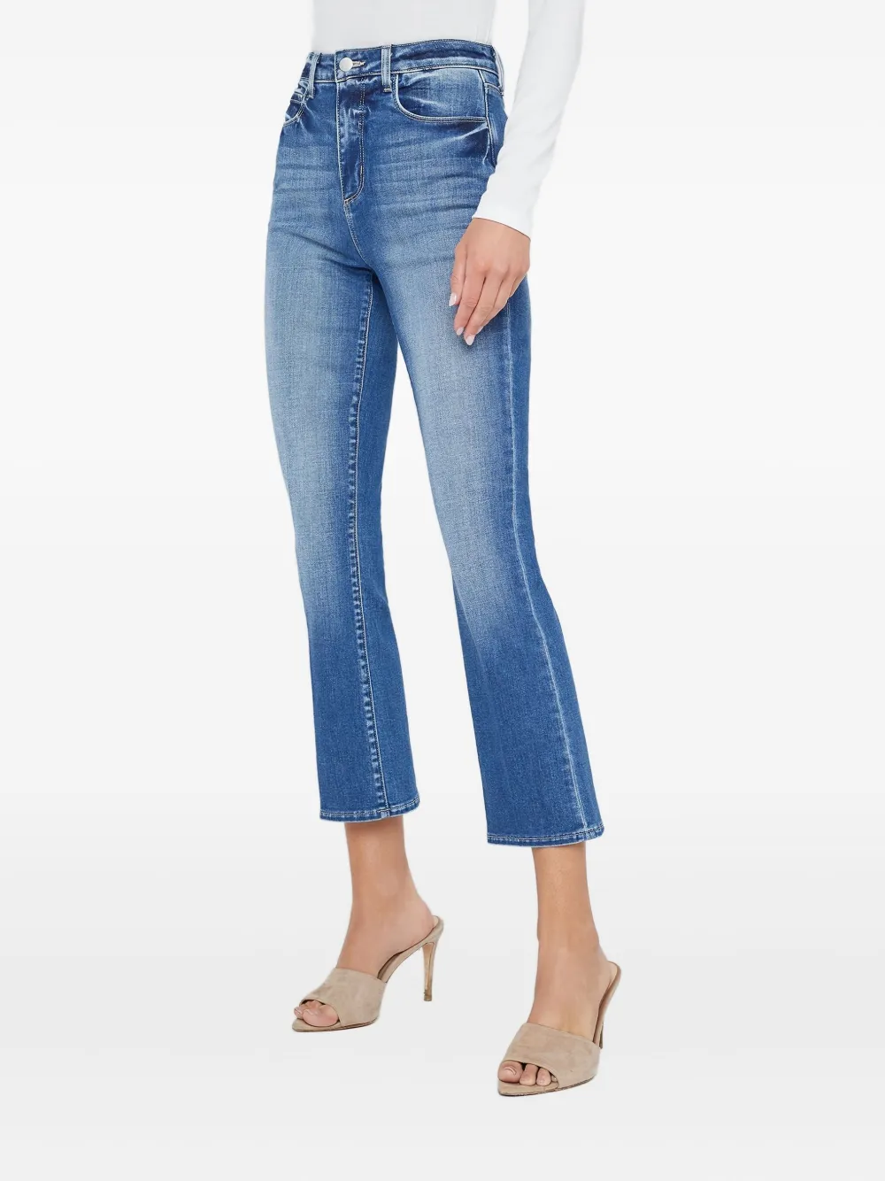L'Agence Mira bootcut jeans Blauw