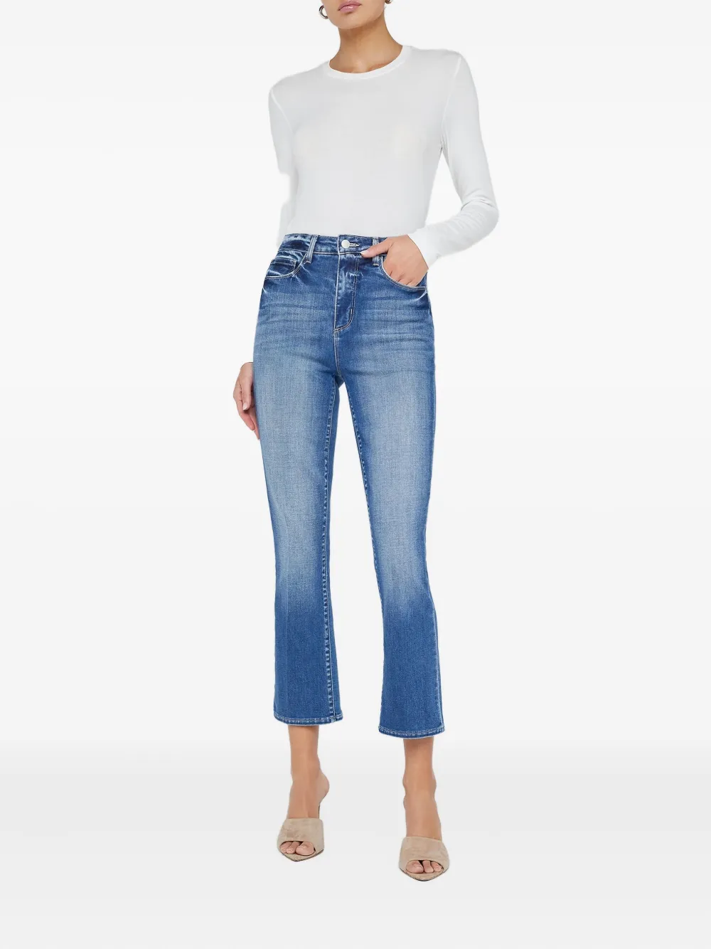 L'Agence Mira bootcut jeans - Blauw