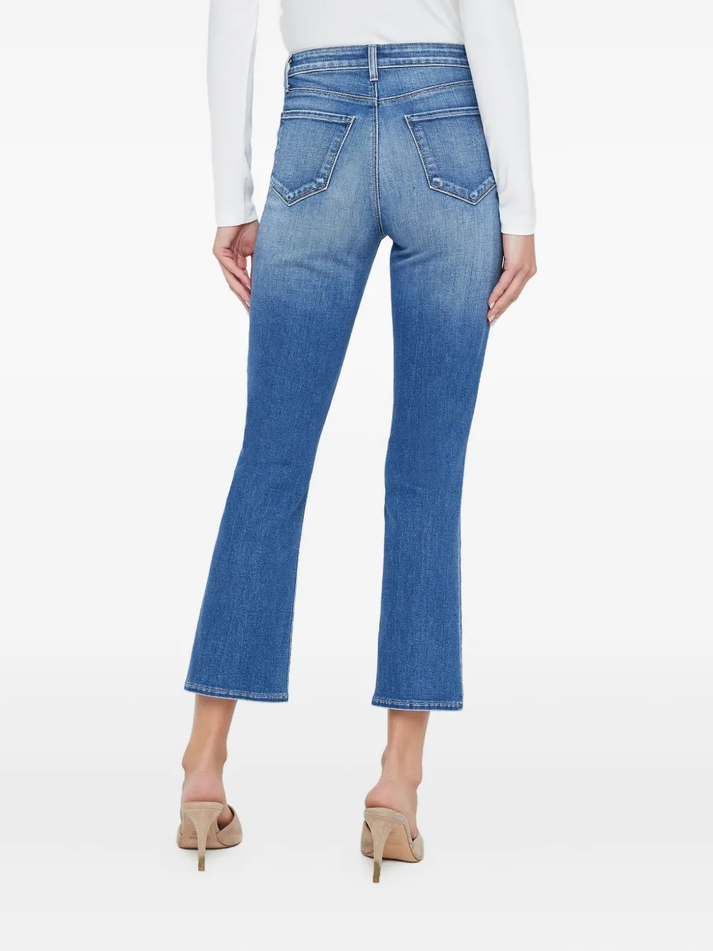 L'Agence Mira bootcut jeans Blauw