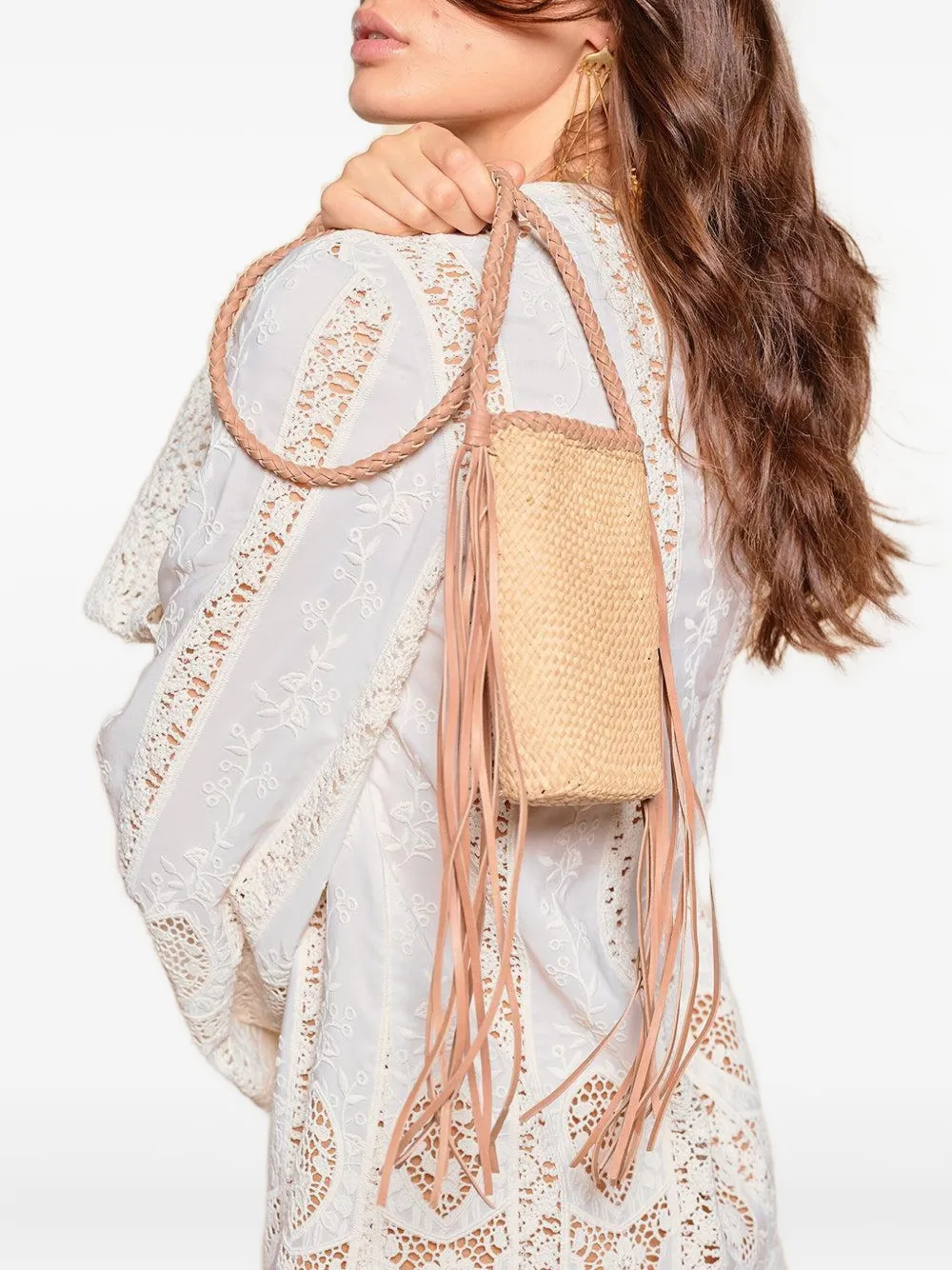 Johanna Ortiz Vision Seeking mini dress Wit