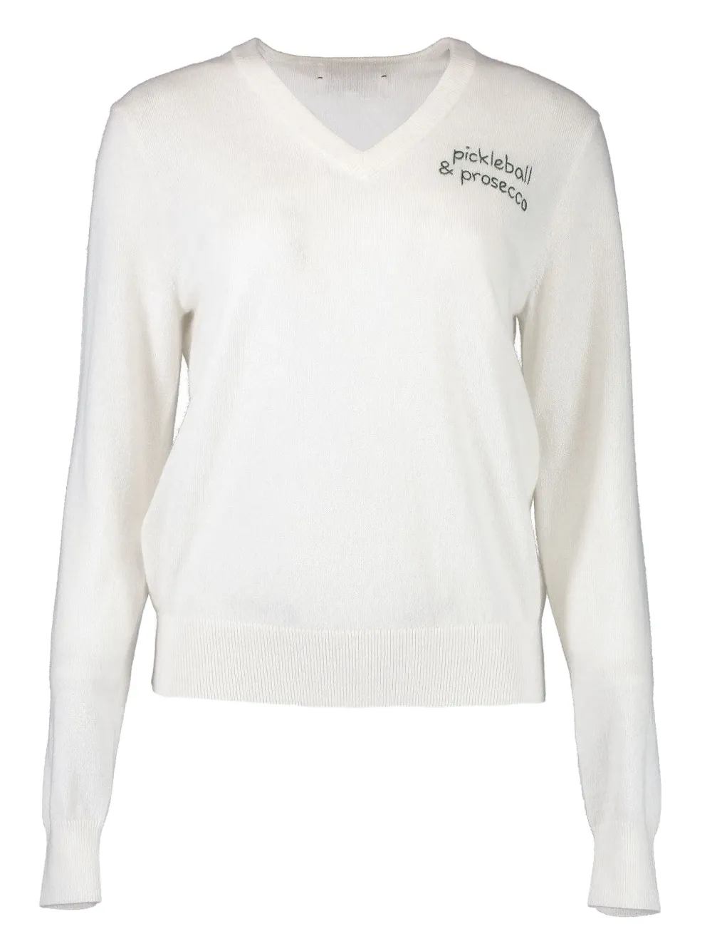 Lingua Franca Pickleball And Prosecco Sweater In Neutral