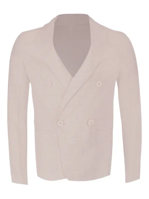 Eleventy double-breasted linen blazer
