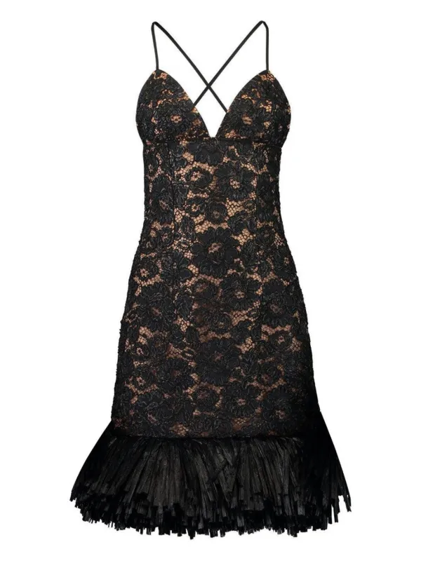 Michael Kors Collection floral-embroidered Mini Dress | Black | FARFETCH Michael Kors Collection floral-embroidered Mini Dress | Black | FARFETCH