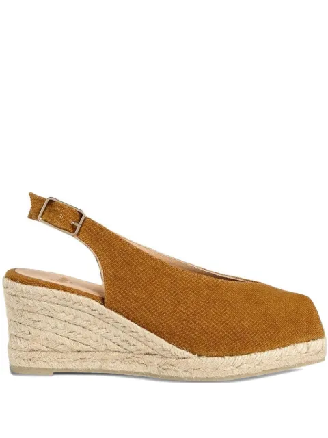 Castañer slingback wedge sandals