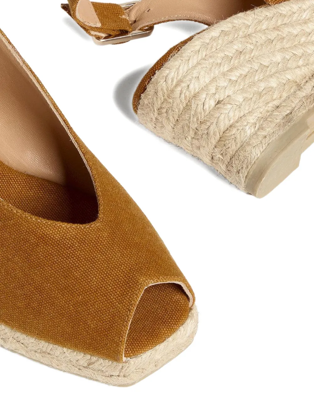 Castañer slingback wedge sandals Bruin