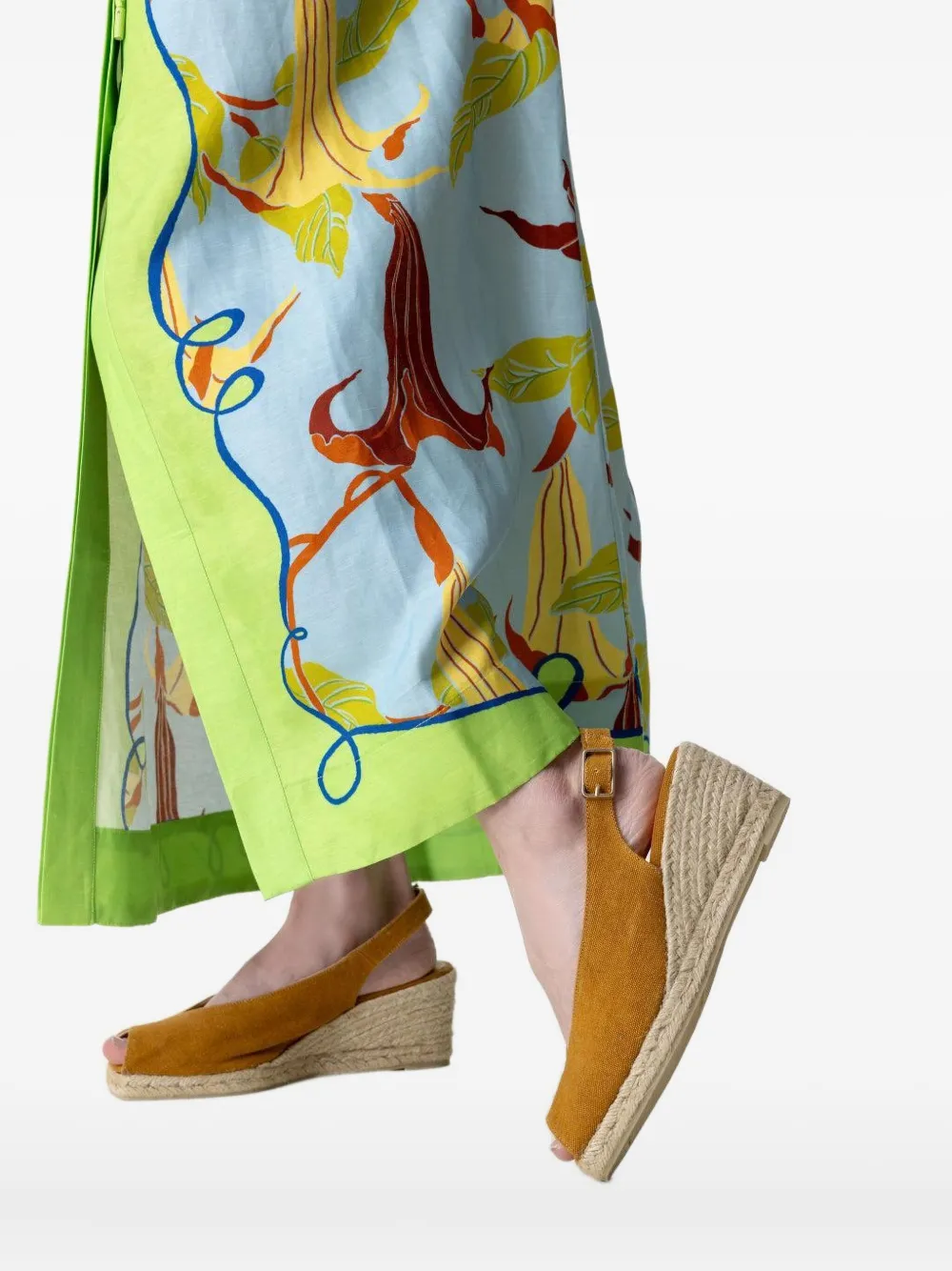 Castañer slingback wedge sandals Bruin