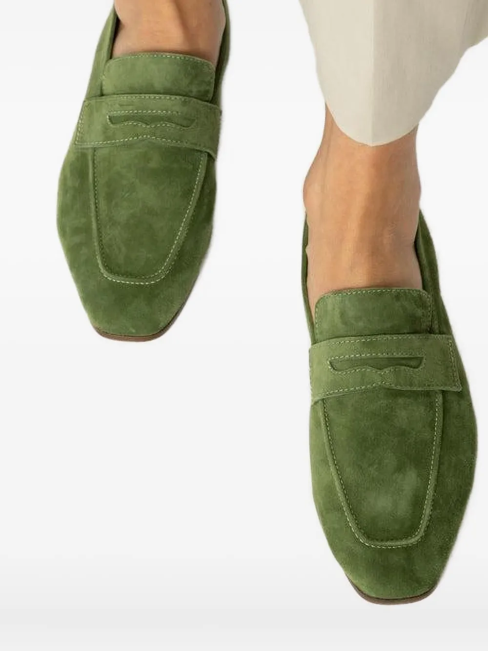 Sophique Essenziale Loafers In Green