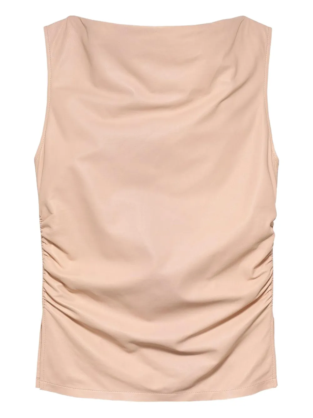 Arma Lina Draped Sleeveless Blouse In Pink