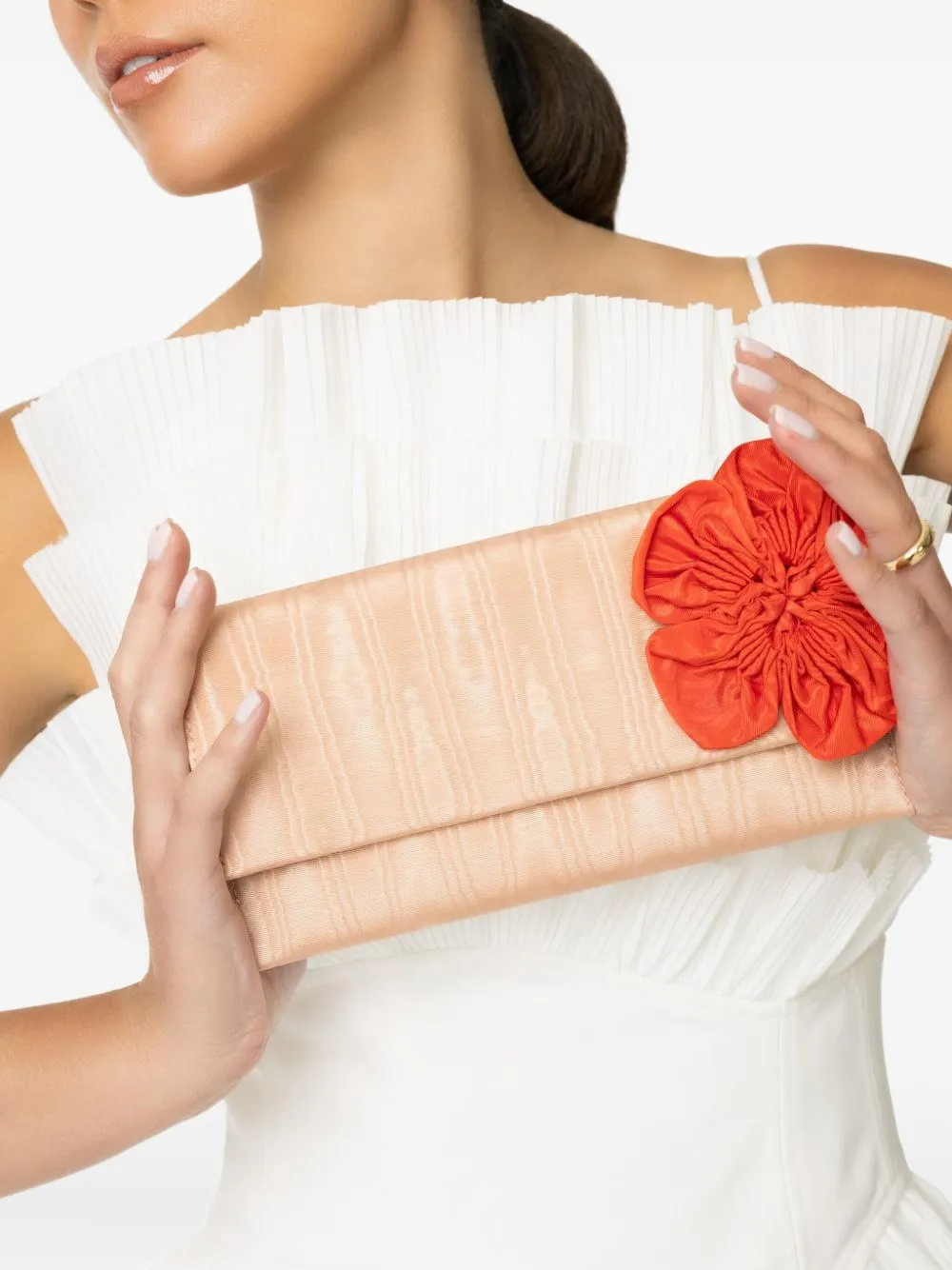 Loeffler Randall Charlee clutch bag Roze