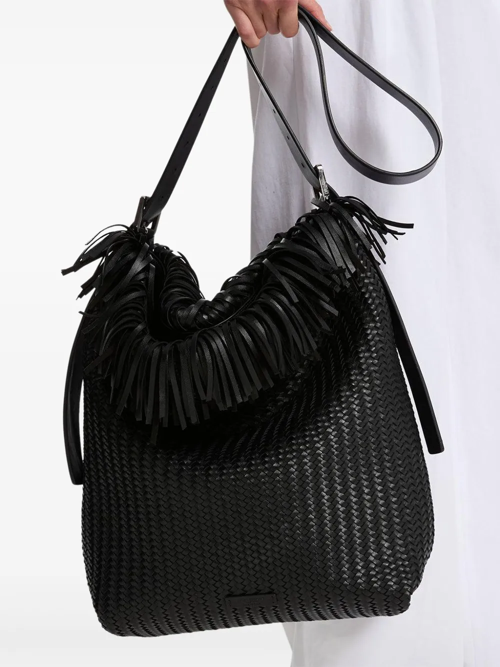 Michael Kors Collection Kiera shoulder bag - Zwart