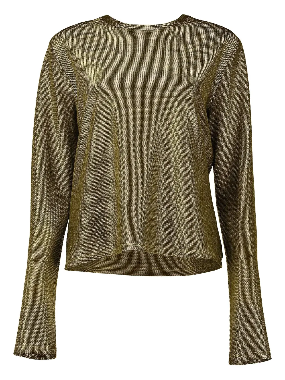 Peter Cohen Mesh Long-sleeve T-shirt In Green