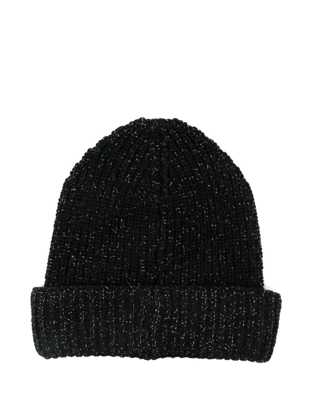 Moncler Enfant logo-patch beanie - Zwart