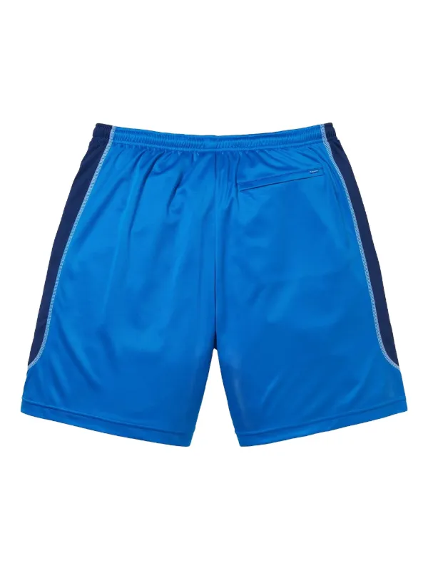 Supreme patterned-jacquard Soccer Shorts | Blue | FARFETCH
