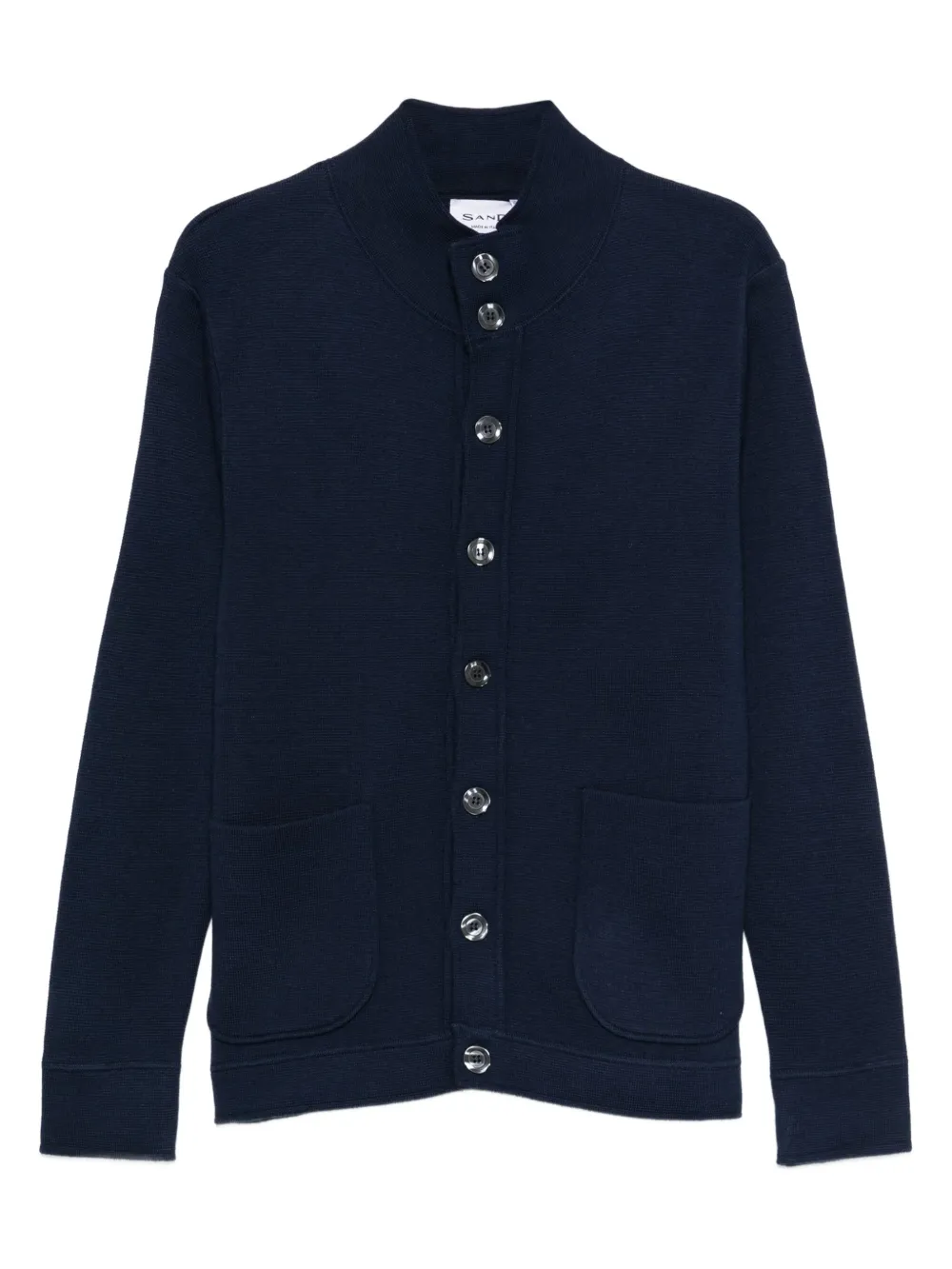 Sand Jody patch-pocket cardigan | Blue | Image 1