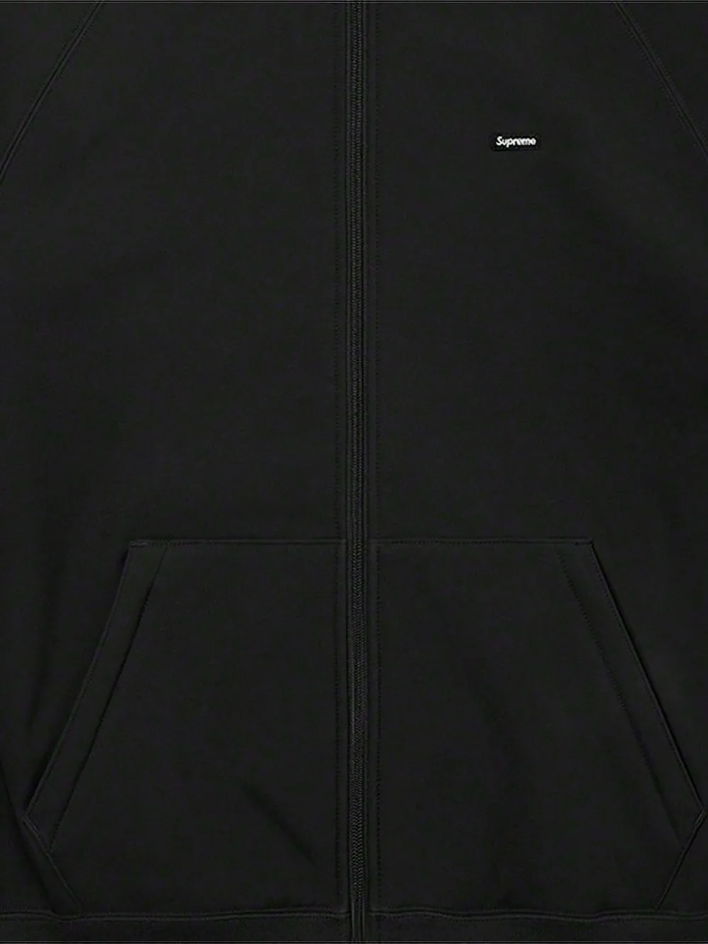 Supreme Stadium Zip-up "black" Hoodie In Black