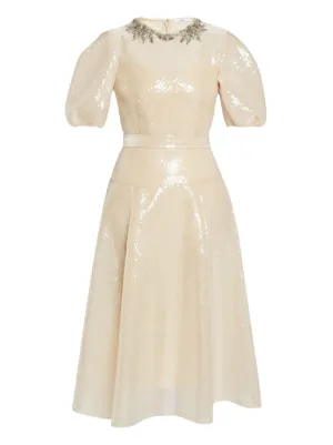 simone rocha corset dress Simone Rocha Corset A-line Dress | Neutrals