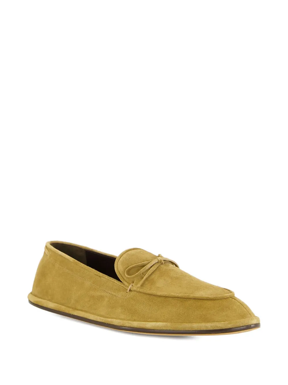 Emme Parsons Suede Bow Ballet Flats In Neutral