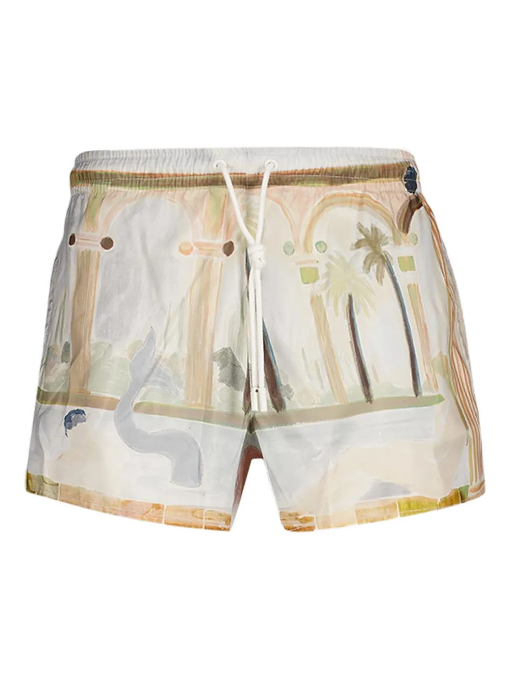 Commas Palm Mirage Swim Shorts In Multi