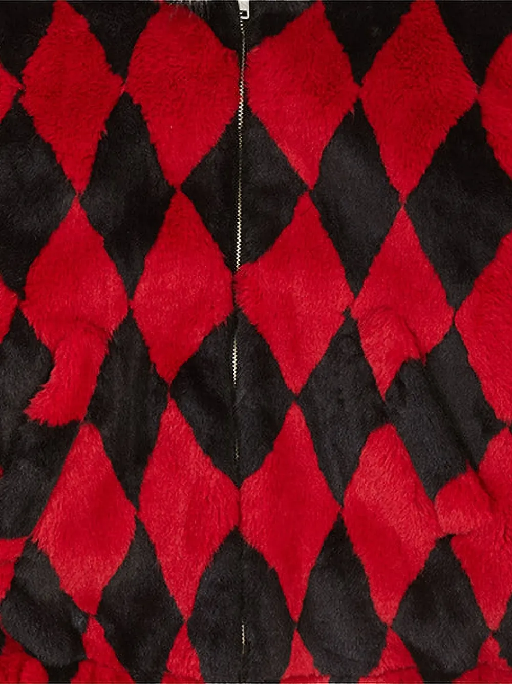 Supreme diamond-pattern faux-fur jacket | Down Jackets | Image 2