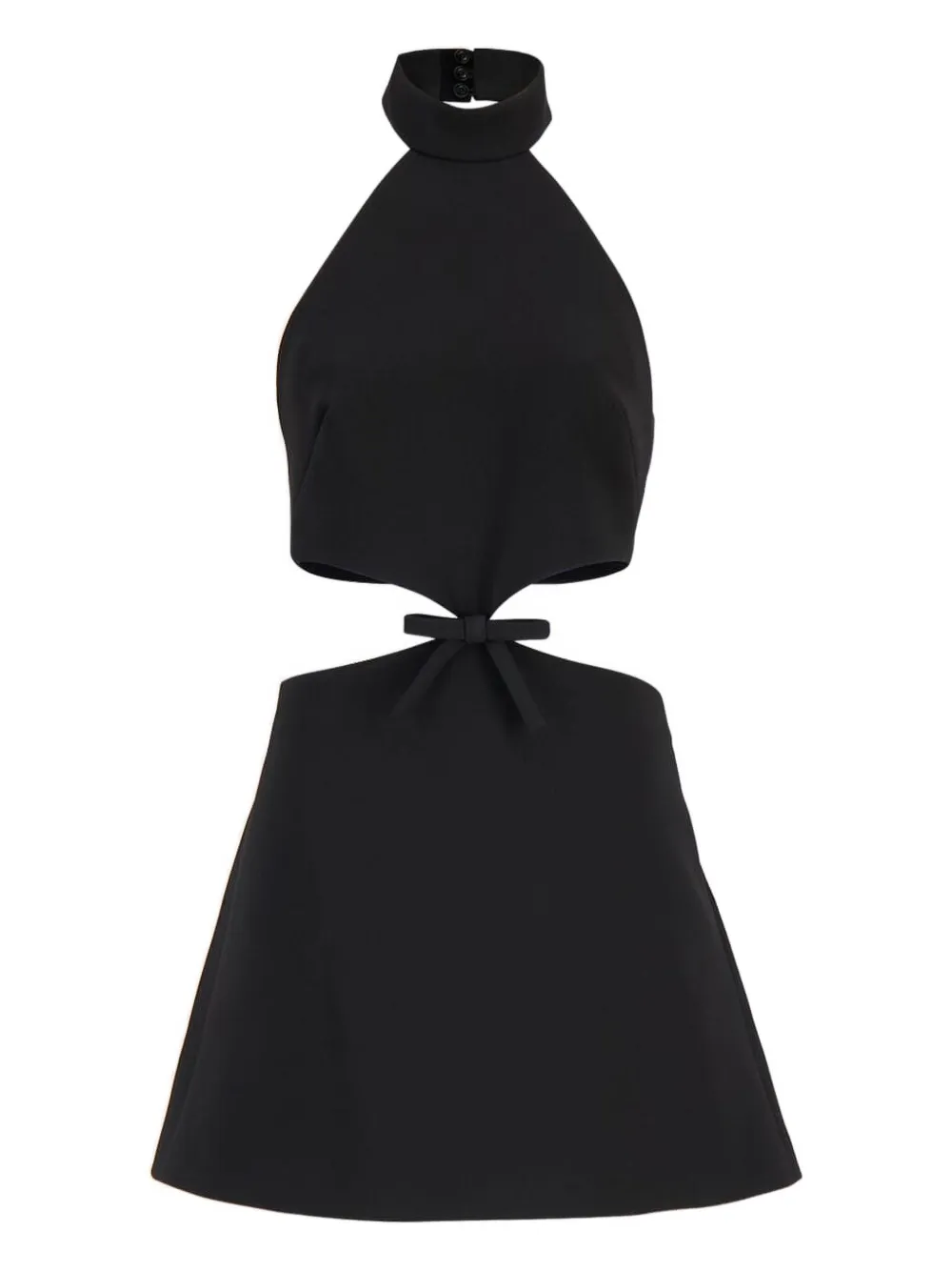 Casablanca Abito corto con scollo all'americana - Nero