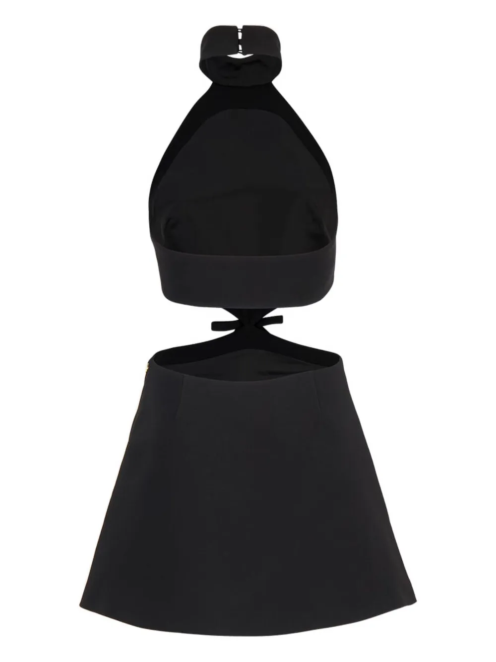 Casablanca Mini-jurk met halternek - Zwart