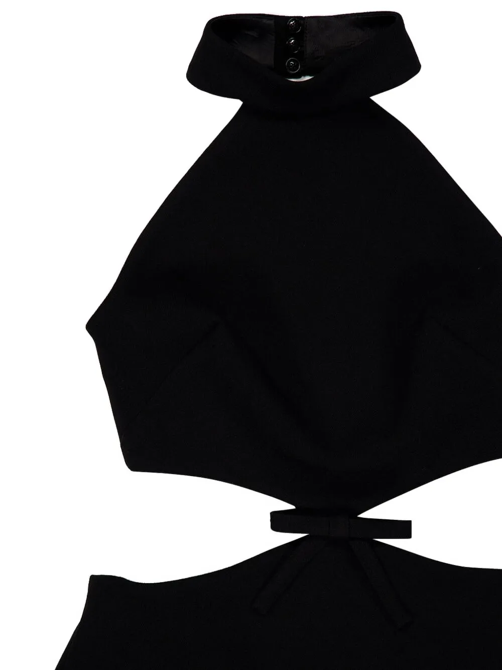 Casablanca Mini-jurk met halternek Zwart