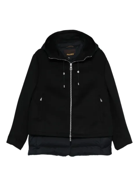 Moorer hooded padded jacket